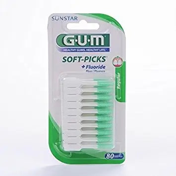 GOMMA SOFT PICKS REGULAR FLUOR 80 PEZZI
