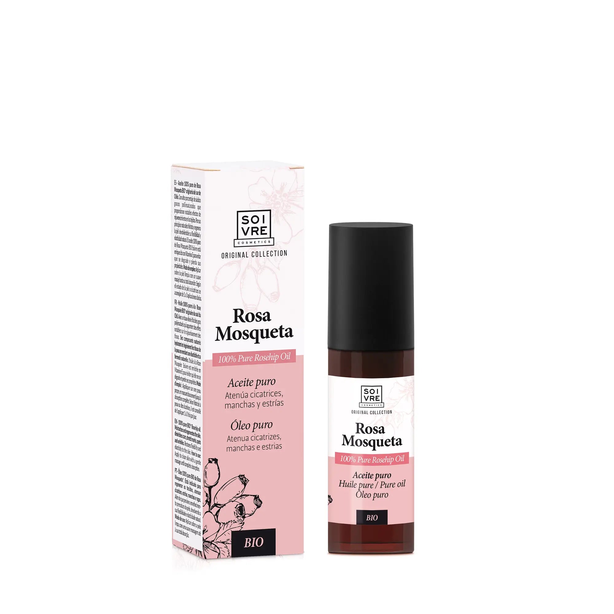 Soivre Olio di rosa mosqueta BIO in flacone airless, 30 ml