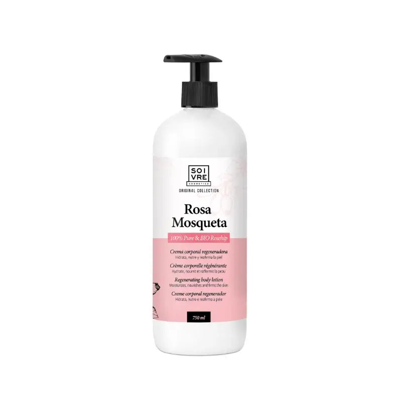Soivre Crema per il corpo alla rosa mosqueta BIO, 750 ml