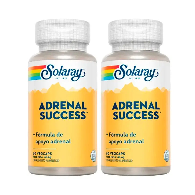 Solaray Adrenal Success Integratore Confezione da 2 x 60 Capsule