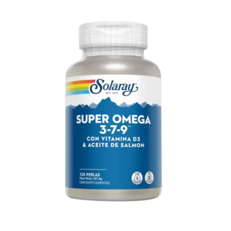 Solaray Super Omega 3-7-9, 120 perle