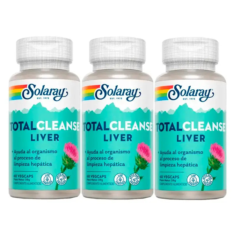 Solaray Total Cleanse Liver Pack 3 x 60 Capsule