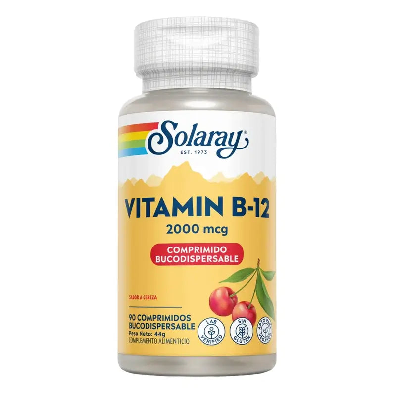 Solaray Vit. B12 2000 Mcg. 90 Comp. Sublinguale