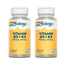 Solaray Vitamina D3 e K2 Confezione da 2 x 60 capsule