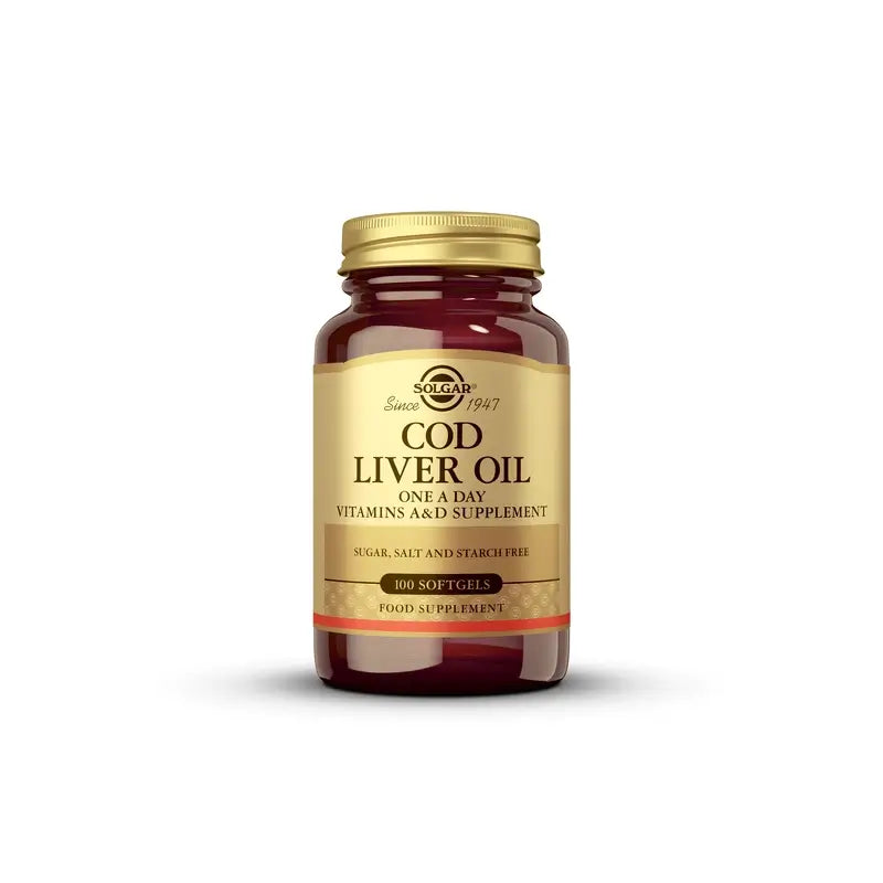Solgar Cod Liver Oil, 100 Capsules