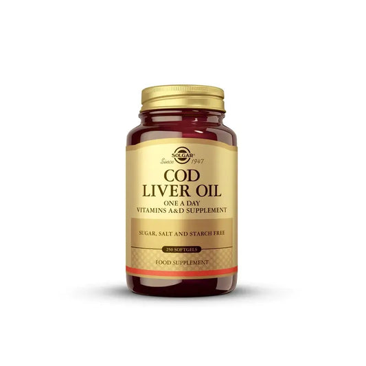 Olio di fegato di merluzzo Solgar, 250 capsule