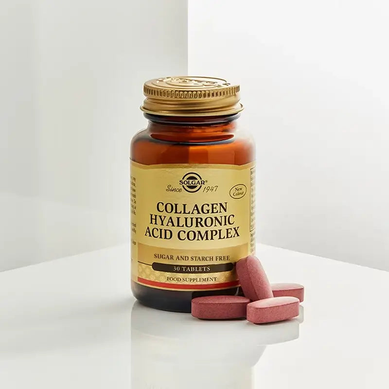 Solgar Complesso di acido ialuronico con collagene, 30 compresse