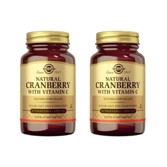 Solgar Cranberry con vitamina C, 2X60 capsule vegetali