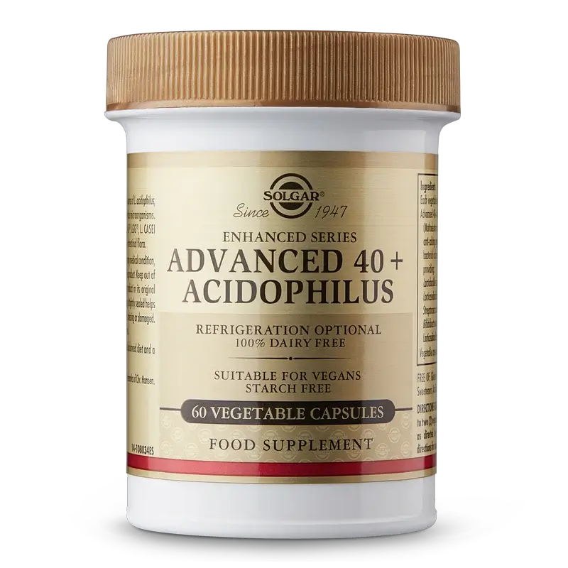 Solgar 40+ Acidophilus Advanced, 60 Capsule