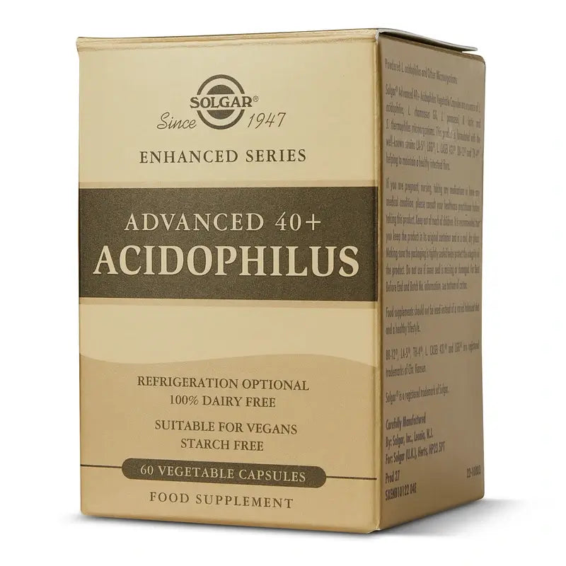 Solgar 40+ Acidophilus Advanced, 60 Capsule