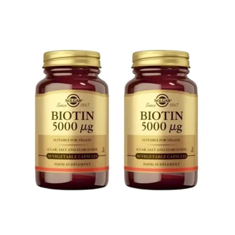 Solgar Biotin 5000 Mcg, 2X100 Capsule