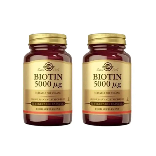 Solgar Biotin 5000 Mcg, 2X100 Capsule