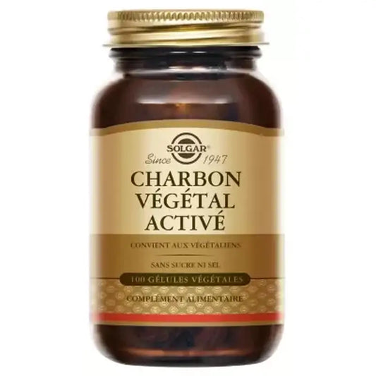 Solgar Carbone Attivato 300mg, 100 Capsule