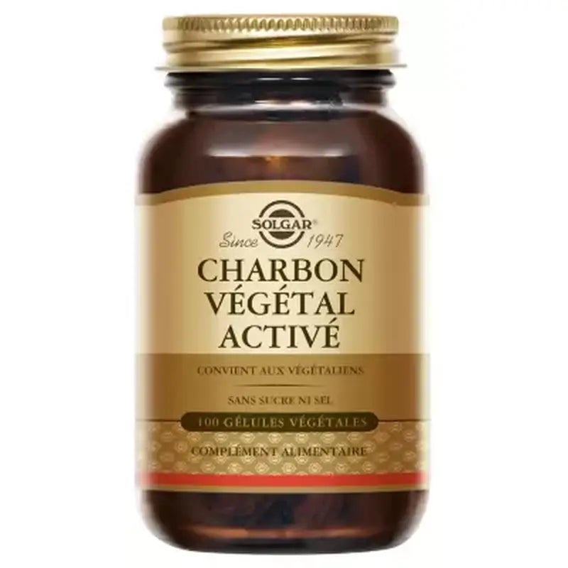 Solgar Carbone Attivato 300mg, 100 Capsule