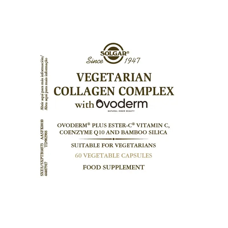 Solgar Collagene Vegetariano Ovoderm, 60 Capsule Vegetali