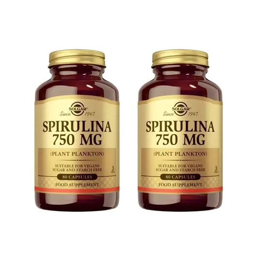 Solgar Spirulina 750Mg, 2X80 Capsule