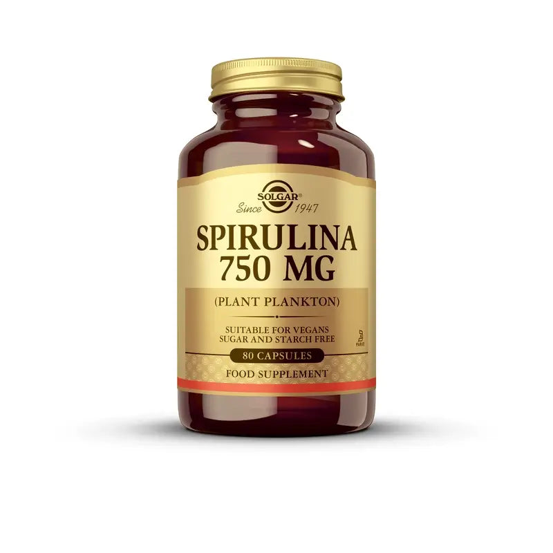 Solgar Spirulina 750mg, 80 Capsule