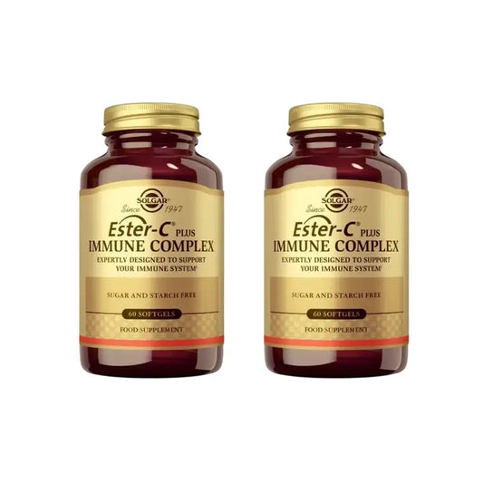 Solgar Ester-C Complesso immunitario, 2X60 Capsule