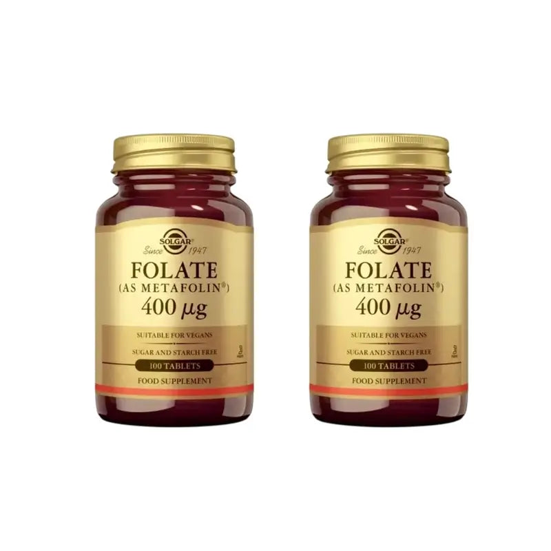 Solgar Folate 400Mcg, 2X100 Compresse