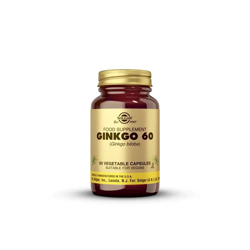 Solgar Ginkgo 60, 60 Capsule