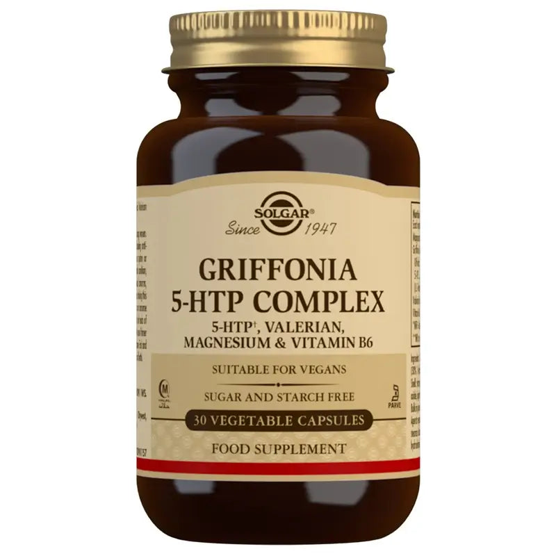 Solgar Griffonia 5 HTP Complex, 30 capsule