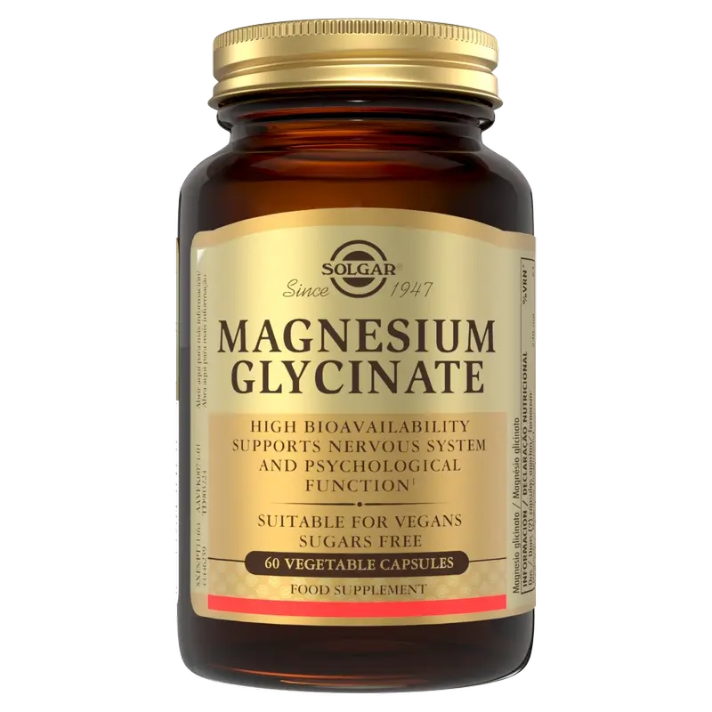 Solgar Magnesio bisglicinato, 60 Capsule Vegetali