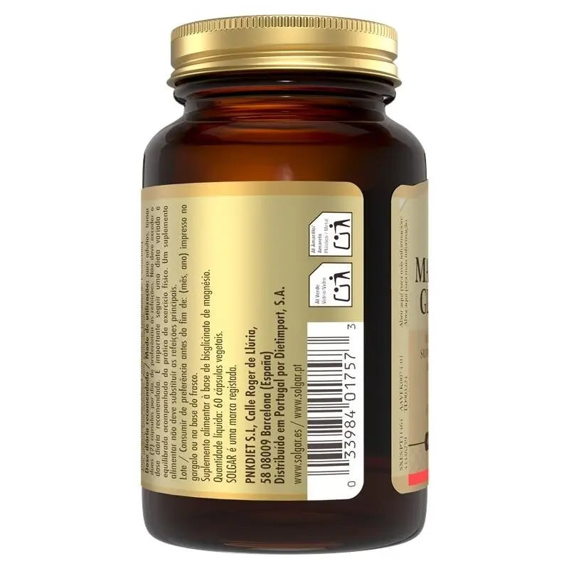 Solgar Magnesio bisglicinato, 60 Capsule Vegetali