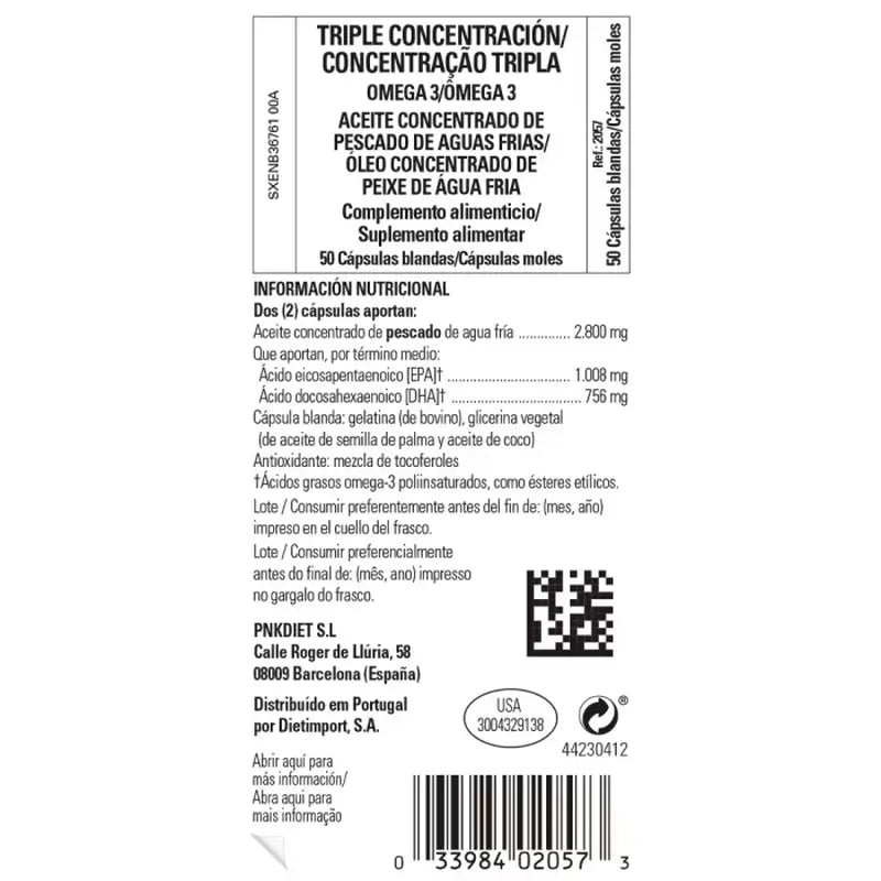 Solgar Omega-3 Tripla Concentrazione, 100 capsule