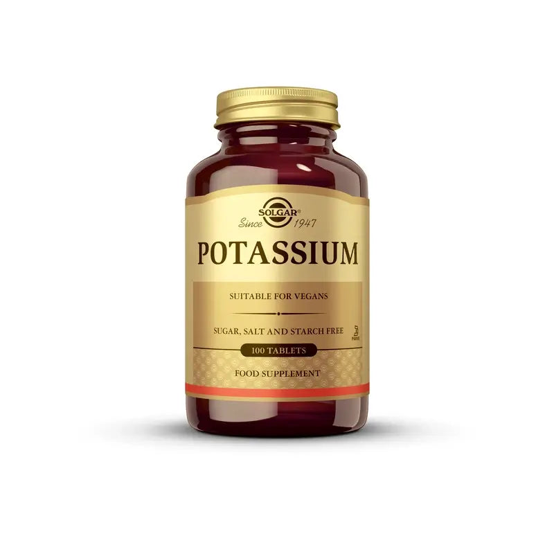 Solgar Potassio, 100 compresse