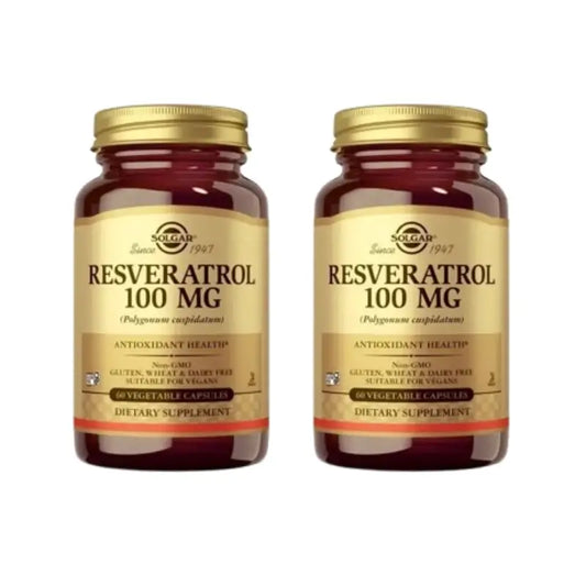 Solgar Resveratrolo, 2X60 Capsule Vegetali