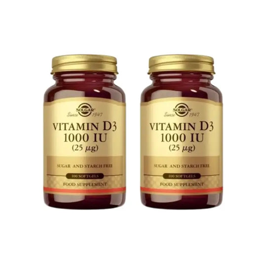 Solgar Vitamina D3 1000Ui, 2X100 Capsule