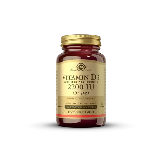 Solgar Vitamina D3 2200 UI, 100 capsule