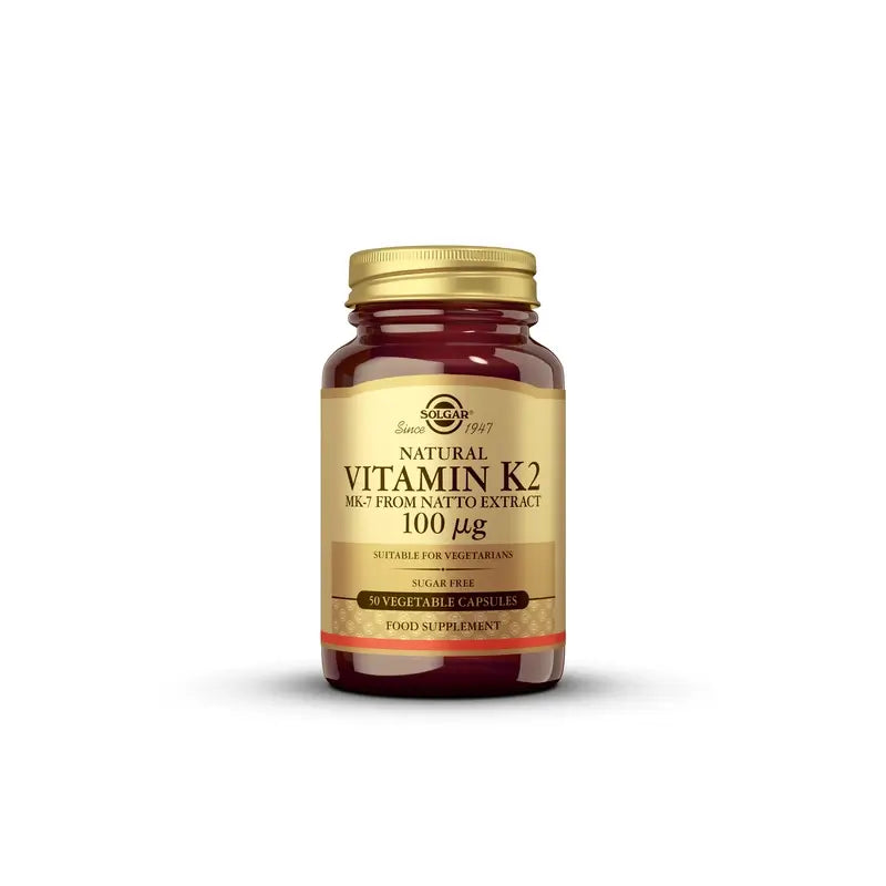 Solgar Vitamin K2 100 mcg, 50 capsules