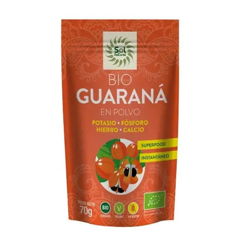 Solnatural Guaranà in polvere Bio , 70 g
