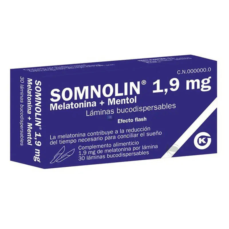 Somnolin Melatonina + Menta piperita 1,9 mg, 30 compresse