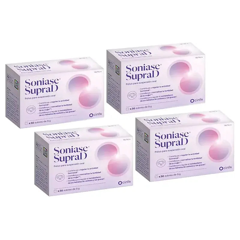 Soniase Supra D, confezione 4 x 30 bustine x 5 grammi