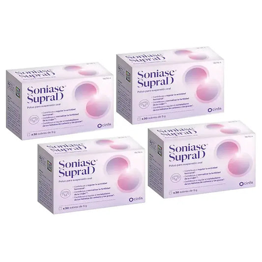 Soniase Supra D, confezione 4 x 30 bustine x 5 grammi