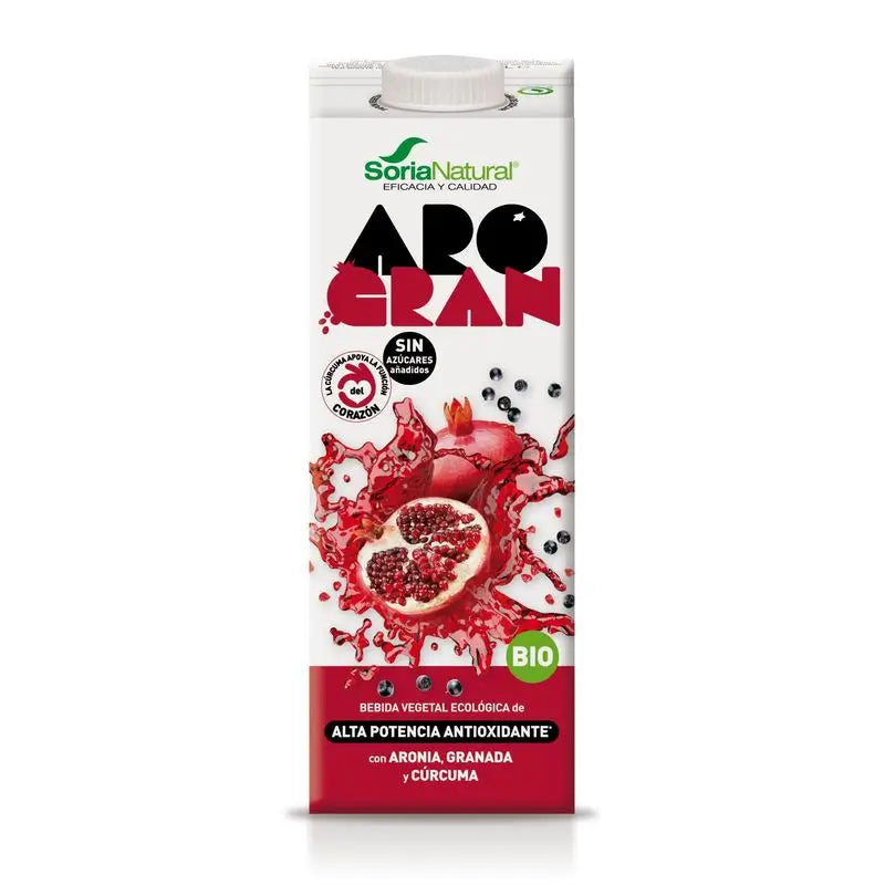 Soria Natural Arogran Bevanda di Riso con Melograno Aronia 1Lt 6Ud