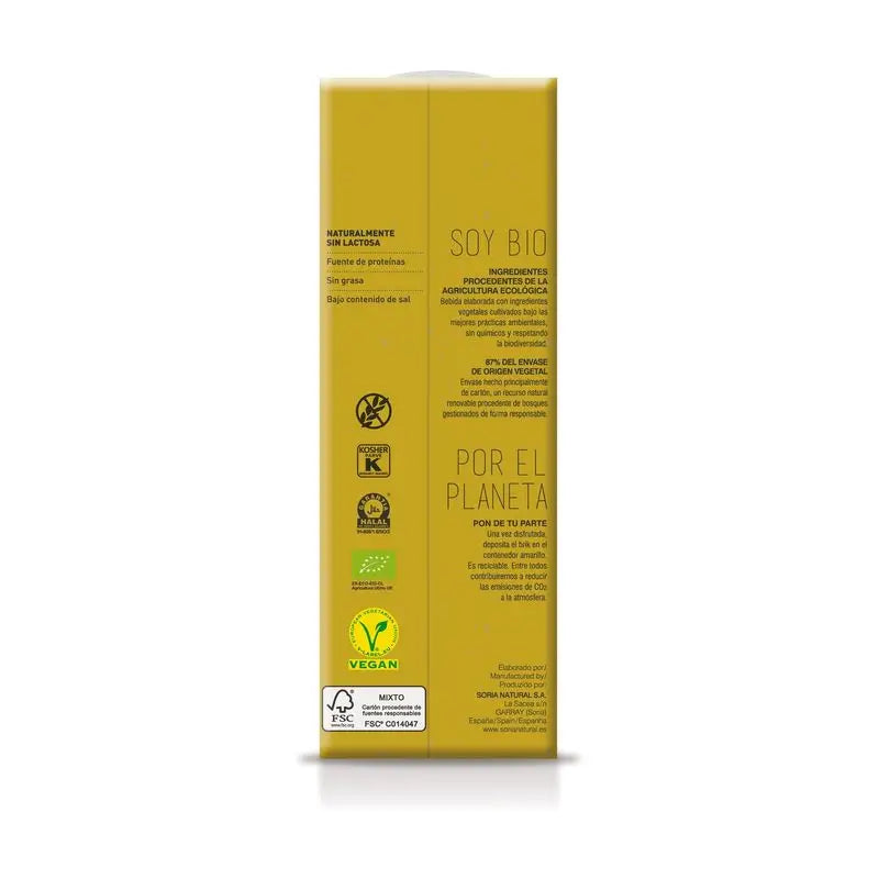 Soria Natural Canary Grass Bevanda Vegetale 1Lt 6Uds.