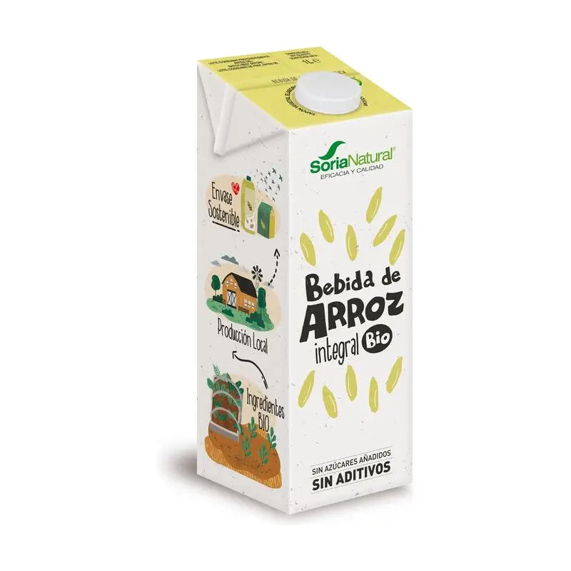 Soria Natural Rice Vegetable Drink 1Lt 6Pcs Bio Sg Vegan