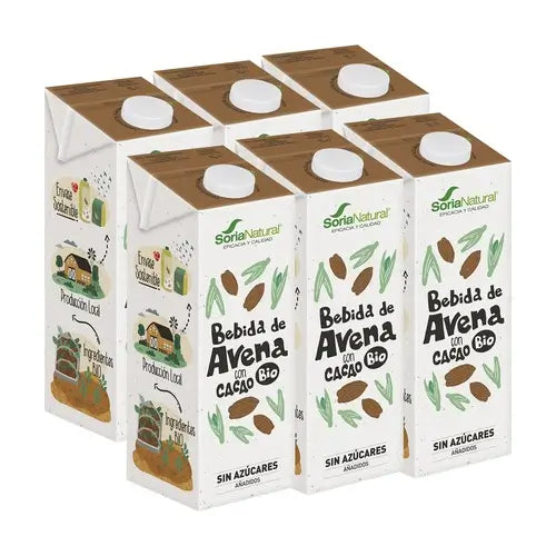 Soria Bevanda Vegetale Naturale all'Avena con Cacao 1Lt Bio S/A