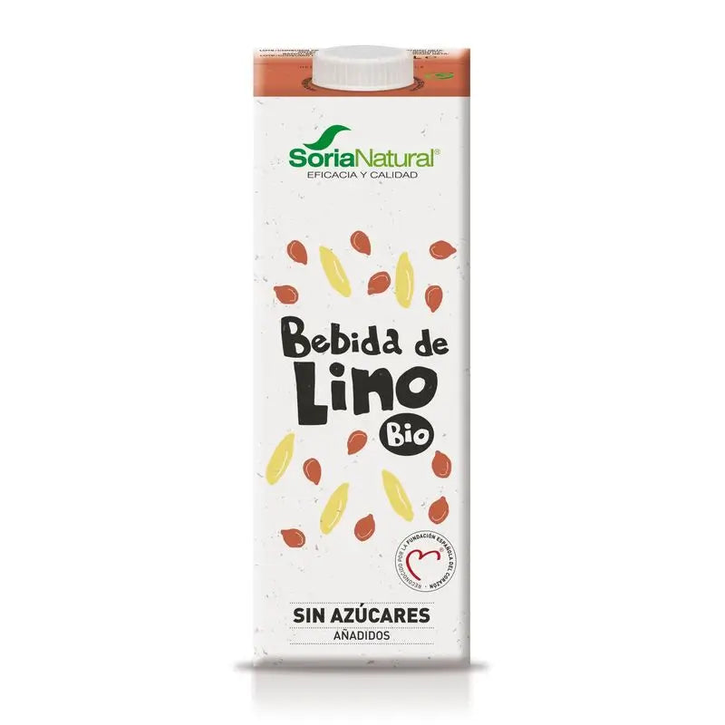 Soria Bevanda Vegetale Naturale al Lino 1Lt 6Pz. Bio S/A