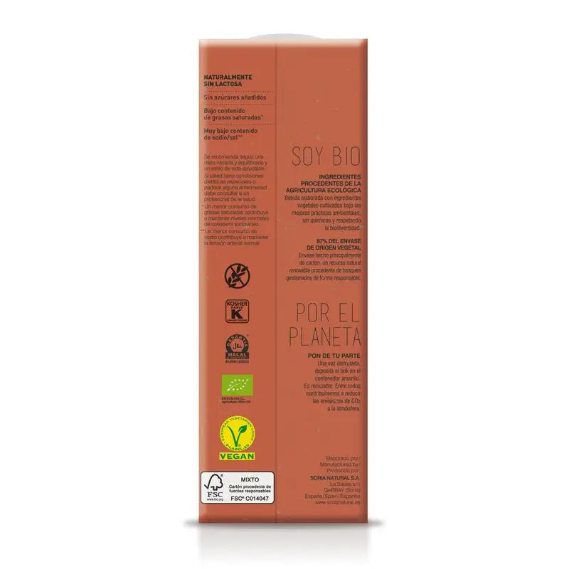 Soria Bevanda Vegetale Naturale al Lino 1Lt 6Pz. Bio S/A
