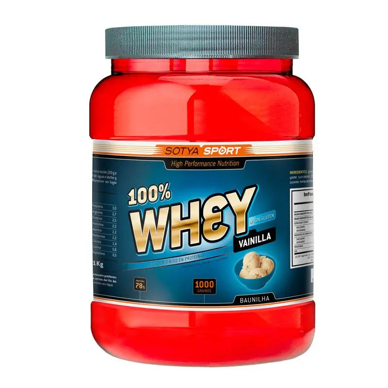 Sotya 100% Siero di latte alla vaniglia, 1 Kg