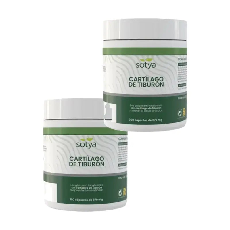 Sotya Cartilagine di squalo 870 mg, confezione da 2 x 300 capsule