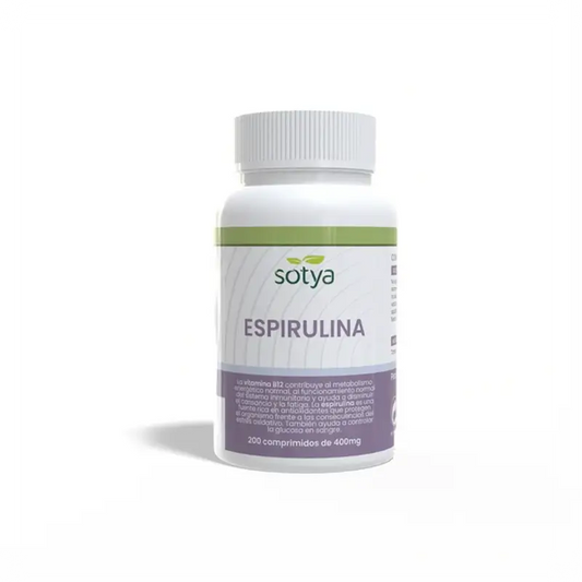 Sotya Spirulina + B12 400 Mg , 200 capsule