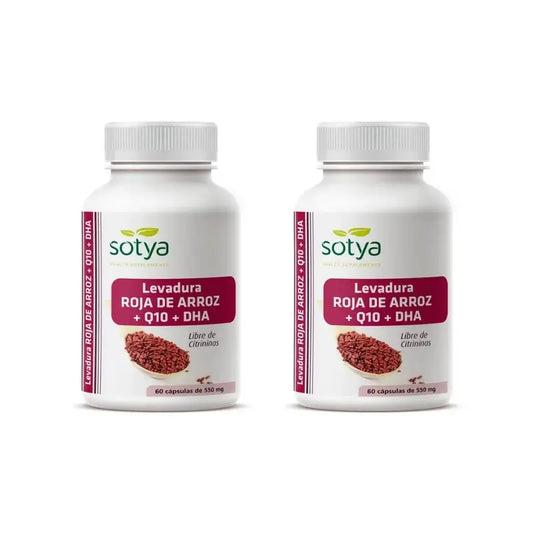 Sotya Lievito di Riso Rosso + Q10 + Dha, 2X60 Capsule