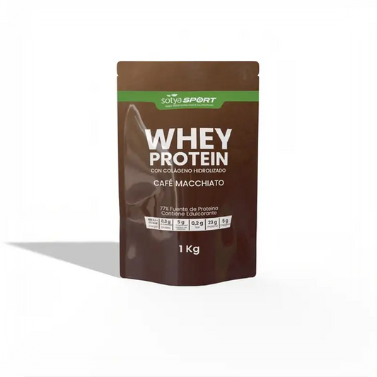 Sotya Proteine del siero del latte Cafe Macchiato Doypack , 1000 grammi