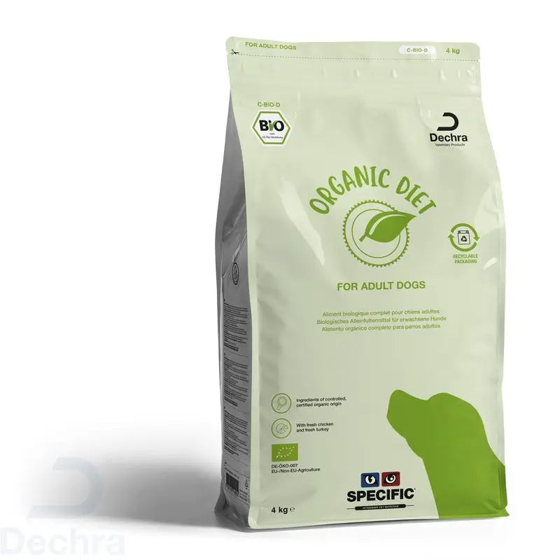 Specific Canine Adult C-Bio-D Organic, 4 kg, cibo per cani