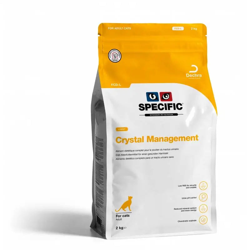 Specific Feline Adult Fcd-L Crystal Management Light, 2 Kg, cibo per gatti